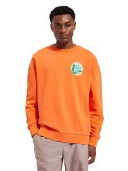 Scotch & Soda Bluza w kolorze pomarańczowym rozmiar: S. Pomarańczowe bluzy bez kaptura męskie Scotch & Soda, s, z bawełny. Za 149.66 zł.