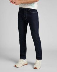 LEE RIDER BUTTON FLY MĘSKIE SPODNIE JEANSOWE RINSE L70VNI36 112321977. Spodnie materiałowe męskie Lee, bez wzorów, z jeansu. Za 239.99 zł.
