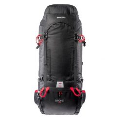 Plecak Unisex Dla Dorosłych Stone Logo 75L. Czarne plecaki damskie Hi-tec, bez wzorów. Za 314.99 zł.