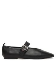 Tommy Jeans Baleriny Tjw Ballerina Buckle EN0EN03019 Czarny. Czarne baleriny damskie Tommy Jeans, bez wzorów, z jeansu, bez obcasa. Za 489.99 zł.