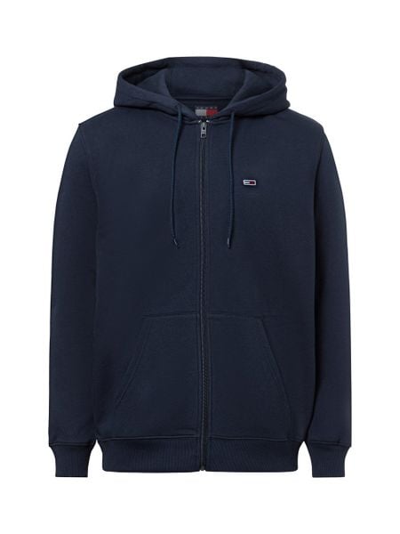 Tommy Jeans kurtka z kapturem Mężczyźni Bawełna niebieski, L. Niebieskie kurtki męskie Tommy Jeans, l, bez wzorów, z bawełny, z kapturem. Za 419.95 zł.