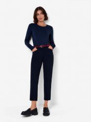 BRAX spodnie sztruksowe - Mara S Kobiety niebieski, 38. Niebieskie spodnie materiałowe damskie Brax, bez wzorów, z syntetyku, eleganckie. Za 329.95 zł.