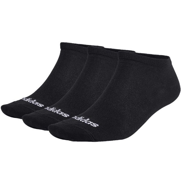 Skarpety adidas Thin Linear Low-Cut Socks 3P. Czarne skarpetki damskie Adidas, bez wzorów. Za 30.99 zł.