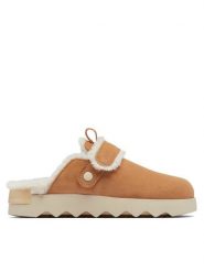 Sorel Kapcie VIIbe™ Clog Suede Cozy 2048521253 Brązowy. Brązowe kapcie damskie Sorel, ze skóry. Za 599.99 zł.