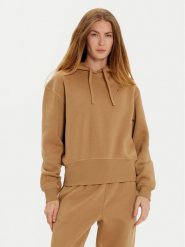Tommy Hilfiger Bluza WW0WW44991 Beżowy Regular Fit. Brązowe bluzy bez kaptura damskie Tommy Hilfiger, m, z bawełny. Za 369.99 zł.