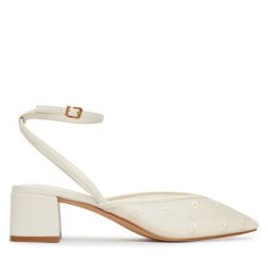 Czółenka Aldo. Białe czółenka damskie Aldo, bez wzorów, bez obcasa. Za 459.99 zł.