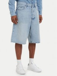 Tommy Jeans Szorty jeansowe Theo DM0DM23007 Niebieski jasny Loose Fit. Niebieskie szorty męskie Tommy Jeans, z bawełny, bez kołnierzyka. Za 409.99 zł.