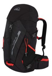 Plecak Eiger 28L Czarny-Czerwony dla Turystów. Czarne plecaki damskie Eiger, bez wzorów, z materiału. Za 291.99 zł.