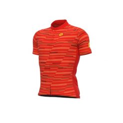 Koszulka rowerowa męska Alé Cycling Solid Step. Czerwone t-shirty sportowe męskie ALÉ CYCLING, m, bez ramiączek, rowerowe. W wyprzedaży za 328.99 zł.