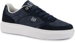Męskie buty sneakersy sportowe trampki niskie GAP NIAGARA. Niebieskie trampki i tenisówki męskie GAP, bez wzorów, z jeansu, bez zapięcia. Za 169.00 zł.