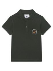 Beverly Hills Polo Club Polo P-SS26B-P42560 Zielony ciemny Regular Fit. Zielone t-shirty chłopięce Beverly Hills Polo Club, bez wzorów, z bawełny, bez ramiączek. Za 209.99 zł.