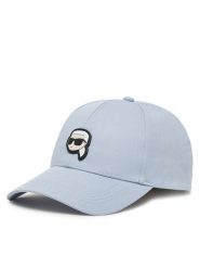 KARL LAGERFELD Czapka z daszkiem A2W33059 Niebieski. Niebieskie czapki z daszkiem damskie Karl Lagerfeld, bez wzorów, z bawełny. Za 179.99 zł.
