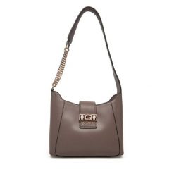 Torebka Guess. Brązowe torebki klasyczne damskie Guess, z aplikacjami, bez dodatków. Za 399.99 zł.