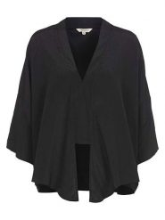 Herrlicher Bluzka "Lorelle" w kolorze czarnym rozmiar: M. Czarne bluzki damskie Herrlicher, m, bez wzorów, z asymetrycznym kołnierzem, bez ramiączek. Za 109.26 zł.