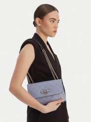 Guess Torebka 180498 Błękitny. Niebieskie torebki klasyczne damskie Guess, z aplikacjami, ze skóry, bez dodatków. Za 589.99 zł.
