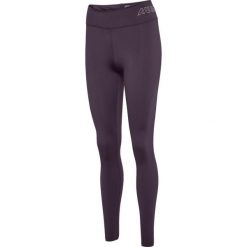 Damskie legginsy Hummel Te Fundamental. Fioletowe legginsy damskie HUMMEL, bez wzorów, z dżerseju, na fitness i siłownię. Za 221.50 zł.
