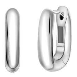 Yokoamii Kolczyki z mosiadzu w kolorze srebrnym 1 ct Damski. Szare kolczyki damskie Yokoamii, posrebrzane. Za 149.99 zł.