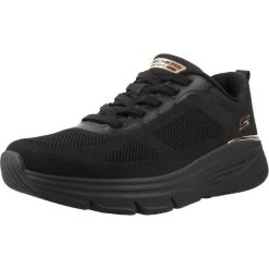 Buty SKECHERS BOBS ARCH FIT ELEV8 Czarny. Czarne obuwie trekkingowe damskie Skechers, na fitness i siłownię. Za 282.99 zł.