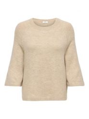 JDY Sweter w kolorze beżowym rozmiar: M. Brązowe swetry klasyczne damskie JDY, m, bez kołnierzyka. Za 109.95 zł.