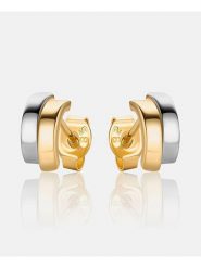 Revoni Złote kolczyki-wkrętki rozmiar: onesize. Szare kolczyki damskie Revoni, złote. Za 1,391.99 zł.