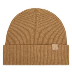 Czapka Calvin Klein. Brązowe czapki męskie CALVIN KLEIN, na zimę, bez wzorów. Za 349.99 zł.