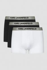 KARL LAGERFELD Zestaw bokserek Metallic Elastic Trunk Set 3PACK. Białe bokserki męskie Karl Lagerfeld, bez wzorów. W wyprzedaży za 149.99 zł.
