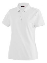 Maier Sports Funkcyjna koszulka polo w kolorze białym rozmiar: 48. Białe bluzki sportowe damskie Maier Sports, z materiału, bez kołnierzyka, bez ramiączek. Za 141.45 zł.