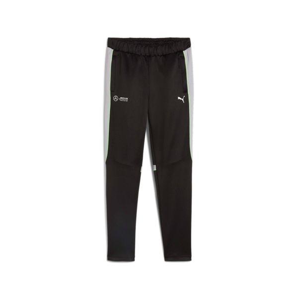 Spodnie dresowe o wąskim kroju Puma MAPF1 MT7+ Track. Czarne spodnie dresowe męskie Puma, bez wzorów, z dresówki. W wyprzedaży za 239.00 zł.