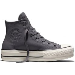 Buty sportowe Converse Chuck Taylor All Star Lift Platform Water-Repellent. Szare buty sportowe na co dzień damskie Converse, z materiału, bez zapięcia. Za 690.00 zł.