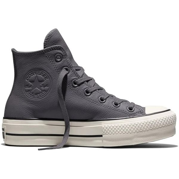 Buty sportowe Converse Chuck Taylor All Star Lift Platform Water-Repellent. Szare buty sportowe na co dzień damskie Converse, z materiału, bez zapięcia. Za 690.00 zł.