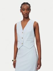 Rinascimento Kamizelka garniturowa CFC0128644003 Różowy Regular Fit. Czerwone kamizelki damskie RINASCIMENTO, s, z syntetyku. Za 399.99 zł.