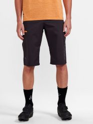 Craft Szorty kolarskie "Pro Gravel" w kolorze antracytowym rozmiar: XXL. Czarne szorty męskie Craft, z materiału, bez kołnierzyka. Za 295.99 zł.