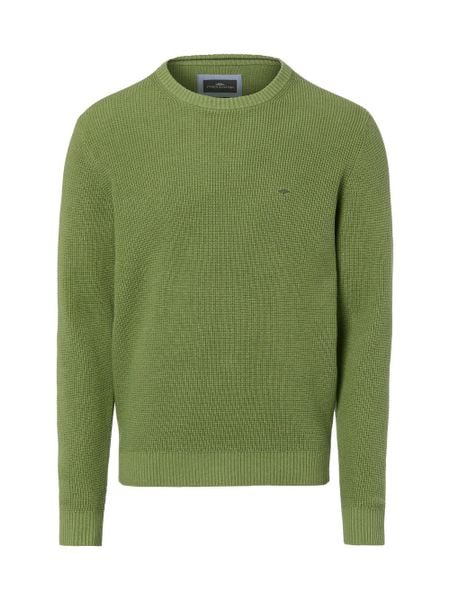 Fynch-Hatton sweter z dzianiny Mężczyźni Bawełna zielony, L. Zielone swetry męskie Fynch-Hatton, l, bez wzorów, z bawełny, bez kołnierzyka. Za 349.95 zł.