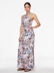 Guess Sukienka letnia E3GK03 WF9S0 Kolorowy Regular Fit. Sukienki damskie Guess, na lato, m, z aplikacjami, z wiskozy, bez kołnierzyka, bez ramiączek. Za 749.99 zł.