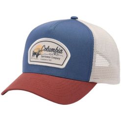 Czapka z daszkiem męska Road Ready Snap Back Hat. Niebieskie czapki męskie Columbia, bez wzorów, z bawełny, sportowe. Za 129.99 zł.