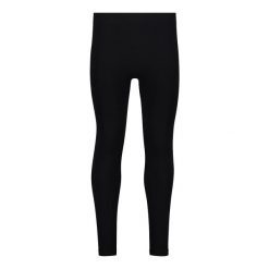 Legginsy CMP. Czarne spodnie sportowe męskie CMP, z elastanu. Za 73.99 zł.