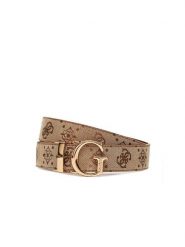 Guess Pasek w kolorze jasnobrązowo-beżowym rozmiar: 95. Brązowe paski damskie Guess, z aplikacjami, z materiału. Za 228.92 zł.