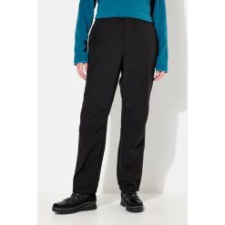Damskie Spodnie softshell wodoodporne profilowane kolana polarowa podszewka. Czarne spodnie dresowe damskie Ulla Popken, na lato, plus size, bez wzorów, z materiału. Za 432.99 zł.