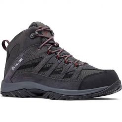 Buty trekkingowe męskie Columbia Crestwood Mid. Czarne buty trekkingowe męskie Columbia, z materiału, bez zapięcia, trekkingowe. Za 501.00 zł.