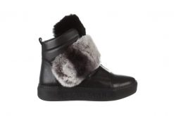 Śniegowce Bayla-161 017 2021 Black 161234, Czarny, Skóra naturalna - 36. Czarne śniegowce damskie Bayla, z futra. W wyprzedaży za 269.10 zł.
