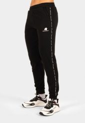Harvey Track Spodnie - Czarny. Czarne spodnie sportowe męskie GORILLA WEAR, z bawełny. Za 258.00 zł.