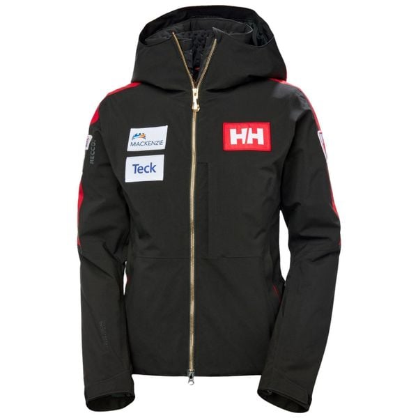 Damska ocieplana kurtka narciarska Helly Hansen World Cup. Czarne kurtki damskie Helly Hansen, bez wzorów, bez kaptura, narciarskie. W wyprzedaży za 2,381.00 zł.