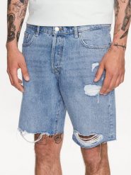Only & Sons Szorty jeansowe 22024981 Niebieski Loose Fit. Niebieskie szorty męskie Only & Sons, bez wzorów, z jeansu. Za 199.99 zł.