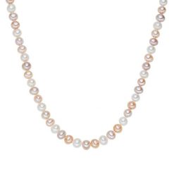 Valero Pearls Naszyjnik z pereł srebro wysokiej próby Perła hodowlana słodkowodna srebrny Naszyjniki 1 ct Damski. Szare naszyjniki damskie Valero Pearls, srebrne. Za 409.99 zł.