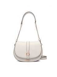 Guess Torebka Carrie HWVG98 96200 Écru. Torebki klasyczne damskie Guess, z aplikacjami, ze skóry, bez dodatków. Za 589.99 zł.