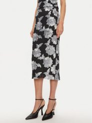 ROTATE Spódnica ołówkowa Tasha 1130381206 Czarny Slim Fit. Czarne spódniczki damskie ROTATE, bez wzorów, z syntetyku, ołówkowe. Za 589.99 zł.