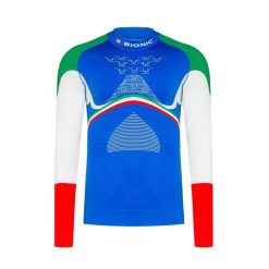 Koszulka termoaktywna męska X-Bionic Energy Accumulator 4.0 Patriot Italy. Niebieskie bielizna termoaktywna męska X BIONIC, m, bez wzorów. Za 420.00 zł.