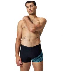 Bokserki pływackie męskie Speedo Medley Logo Aquashort. Niebieskie kąpielówki męskie Speedo, m, bez wzorów, do pływania. Za 109.99 zł.