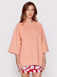 Samsøe Samsøe Bluzka Brianna F22200009 Różowy Loose Fit. Czerwone bluzki damskie Samsoe & Samsoe, xl, bez wzorów, z bawełny, bez kołnierzyka, bez ramiączek. Za 399.99 zł.