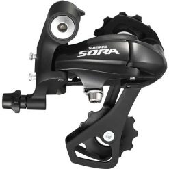 Przerzutka Tylna 9-Biegowa Sora Rd-3000 Ss Top Normalna - Czarna. Czarne topy sportowe damskie SHIMANO, bez wzorów, z materiału, bez ramiączek. Za 204.75 zł.